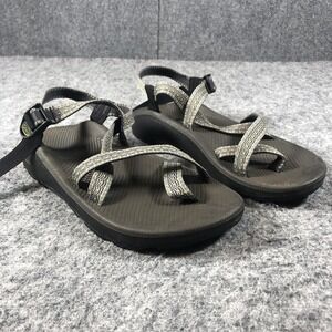 Chaco ZX2 Toe Loop Sandals Mens 13 Gray Adjustable Hiking Outdoor Comfort